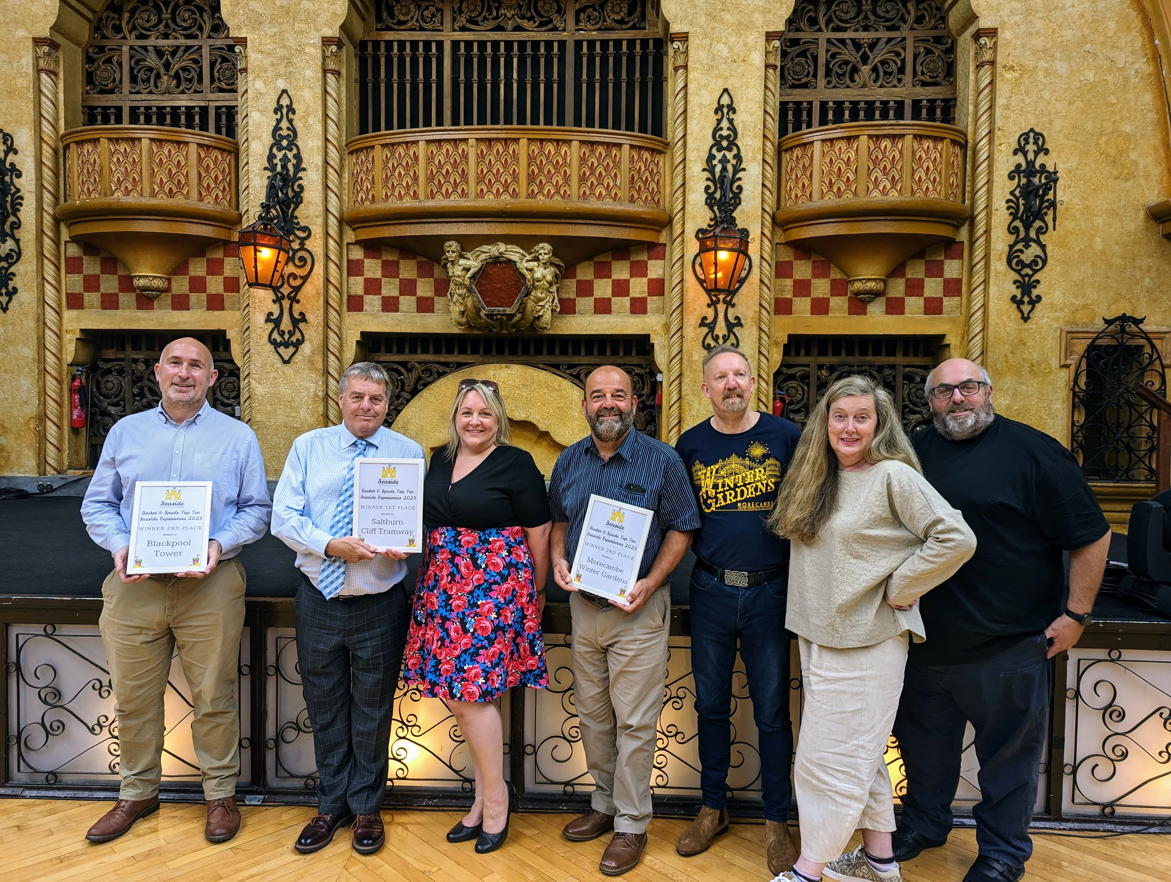 Bucket and Spade list winners at the Big Day Out, Blackpool 2023
