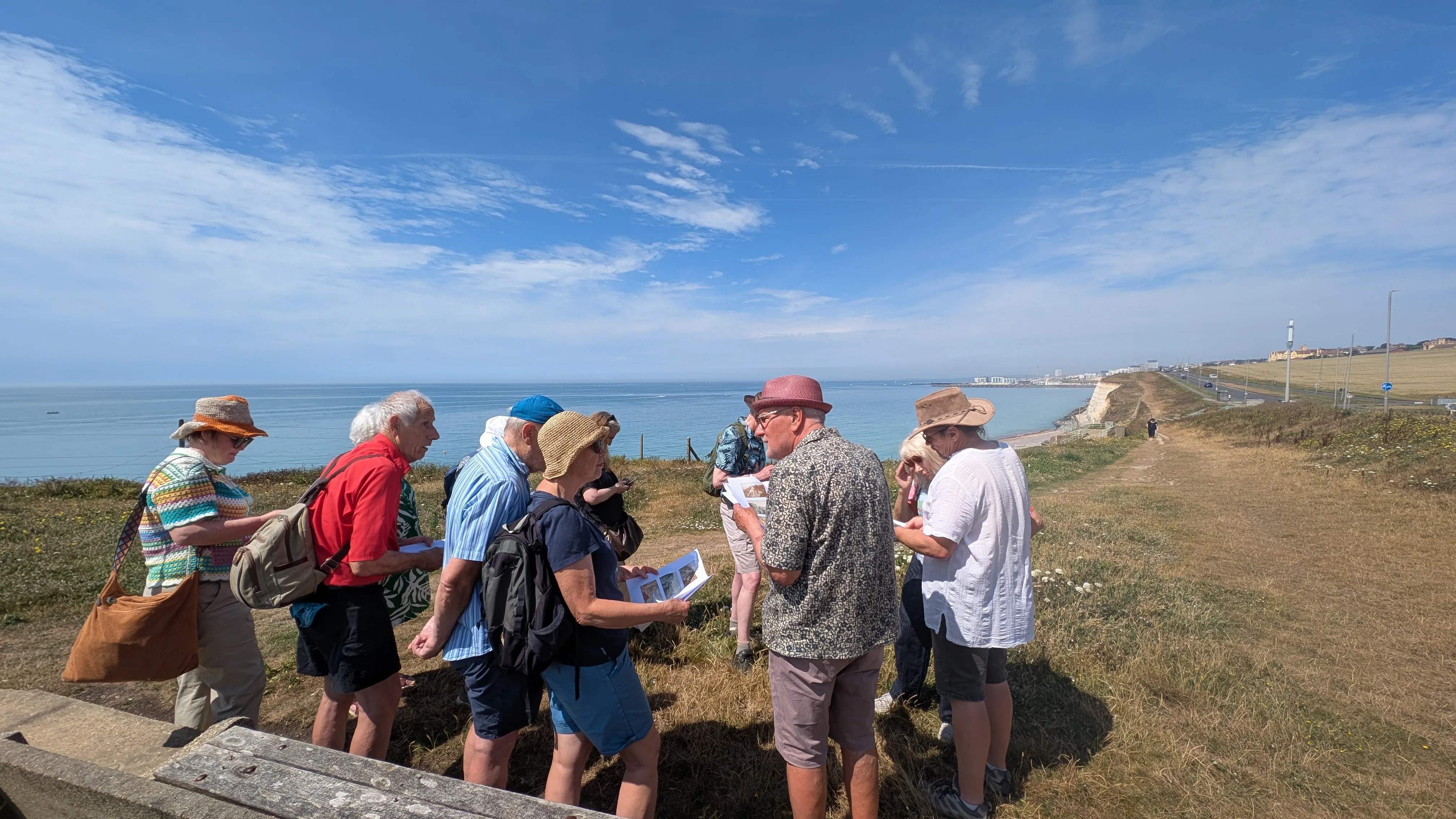 Guided walking tour of the Sussex coast, 2026